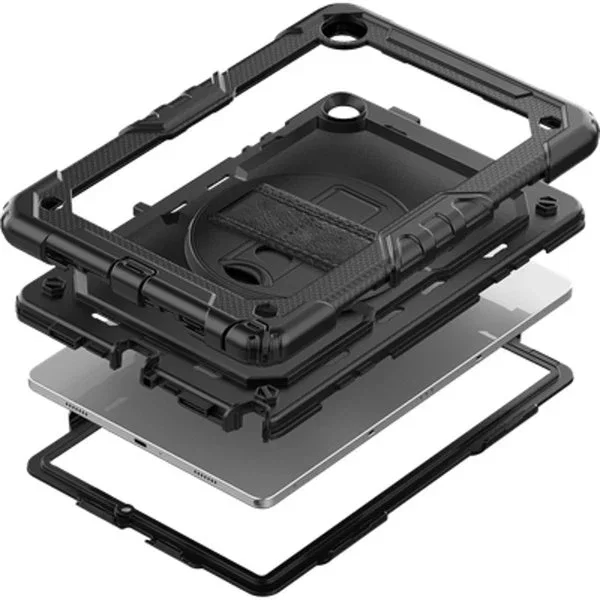 Just In Case Funda para Samsung Galaxy Tab A9+ Shockproof Rotating 360º Negro