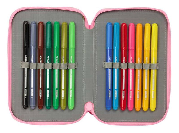 Safta Plumier Doble Peppa Pig "Baby Pig" 12,5x19,5x4cm