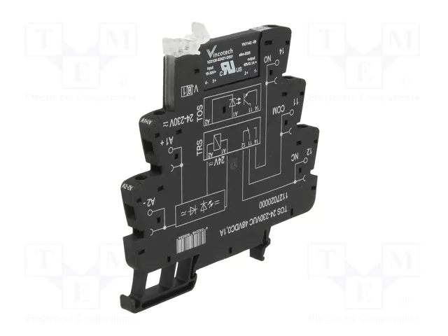 WEIDMÜLLER TOS-24-230VUC-0.1A Relé de interfaz SPDT
