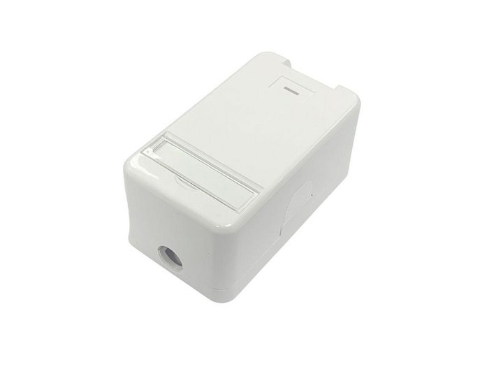 Lanview Caja de montaje en superficie para 1 conector RJ45 Lanview Caja de montaje en superficie para 1 conector RJ45