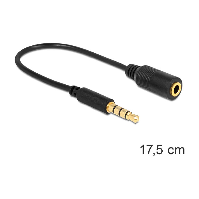 DeLOCK 62498 Cable de audio de 3,5 mm macho a hembra