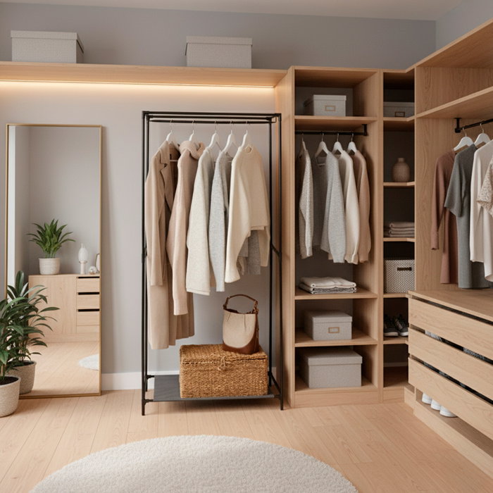 MAX HOME Armario Ropero Tela