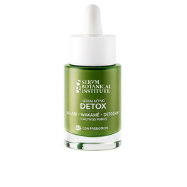 Servm Botanical Institute SÉRUM ACTIVO DETOX 30 ml con Wasabi, Wakame y Detoskin, 11 Ingredientes Puros, Prebióticos