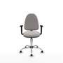 PIQUERAS Y CRESPO Silla de oficina Aýna Blanca con Brazos 1D