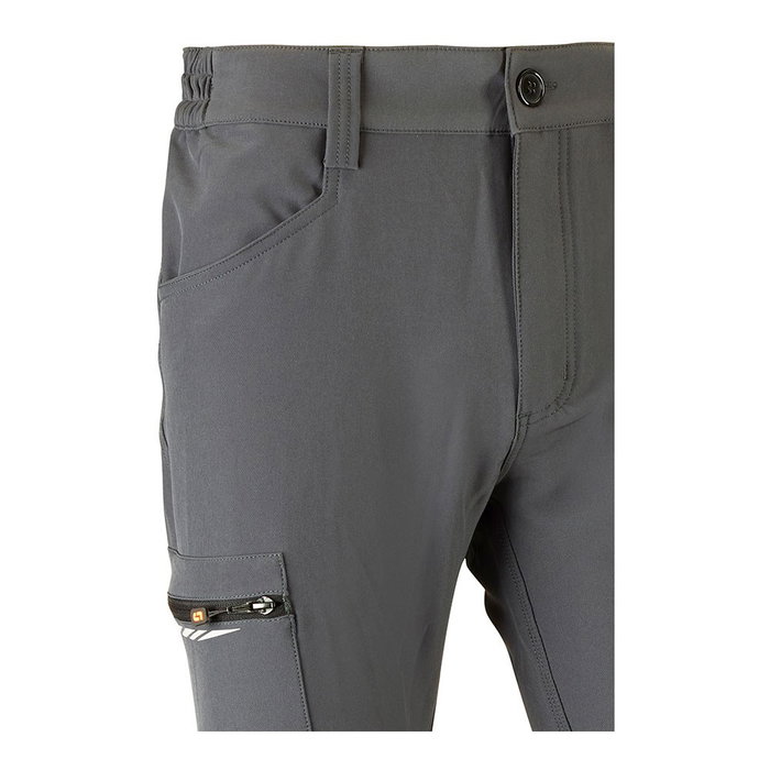 Juba Pantalón Trabajo Multibolsillos Elástico Dynamic Gris Talla L