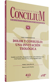 VERBO DIVINO, 413.REVISTA CONCILIUM DOLOR Y CONSUELO: UNA INVITACIÓN - REVISTA CONCILIUM