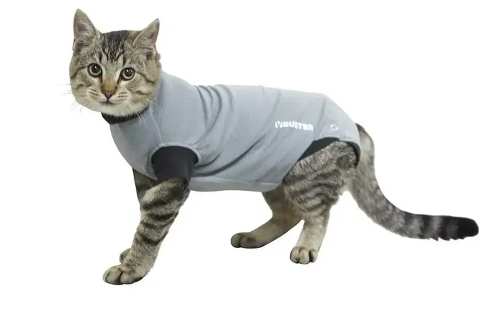 Kruuse Body Buster para Gatos XXXS Negro y Gris
