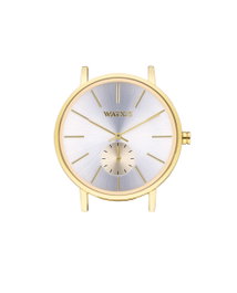 Watxandco WXCA1019 Reloj para Mujer Dorado con Esfera Gris