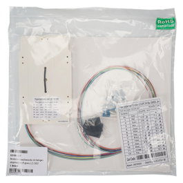 EFB Elektronik 53100.212 Cassette de empalme con pigtails LC/APC OS2 de colores
