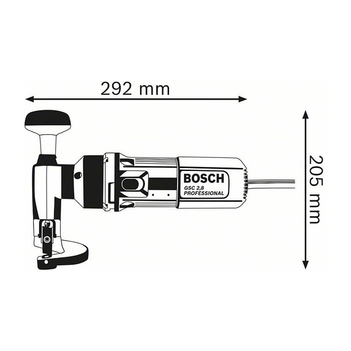 Bosch GSC 2.8 C 0601506103 Tijera de cortar eléctrica Bosch GSC 2.8 C 0601506103 Tijera de cortar eléctrica