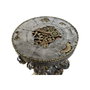 DKD Home Decor Mesita Auxiliar de Resina Steampunk Gris