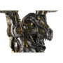 DKD Home Decor Mesita Auxiliar de Resina Steampunk Gris