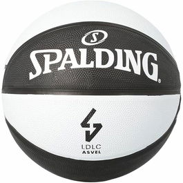 Balón de Baloncesto Spalding Asvel Sz7 Blanco Negro (Talla 7)