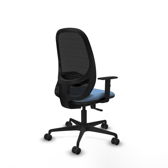 PIQUERAS Y CRESPO Silla de oficina Cilanco con mecanismo Sincro, Azul cielo y Negro PIQUERAS Y CRESPO Silla de oficina Cilanco con mecanismo Sincro, Azul cielo y Negro