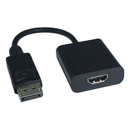 VALUE 12.99.3162 Adaptador DisplayPort a HDMI HDR10, 0.15m, 4K@60Hz, Negro