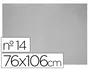 Blanca Carton Gris Nº 14 75x105 cm Hoja, Alta Rigidez, Para Manualidades y Maquetas