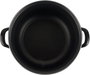 MAGEFESA BLACK Olla 20 cm con tapa de cristal Inducción