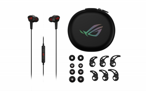 ASUS ROG Cetra Core II Auriculares para Juego, Negro, Alámbrico con Conector de 3,5 mm, 20-40000 Hz