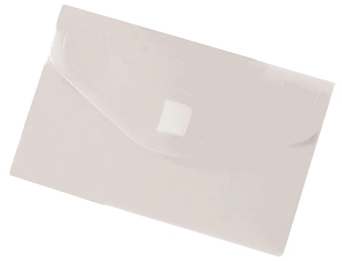 Liderpapel Carpeta Dossier DIN A8 Transparente con Cierre de Velcro
