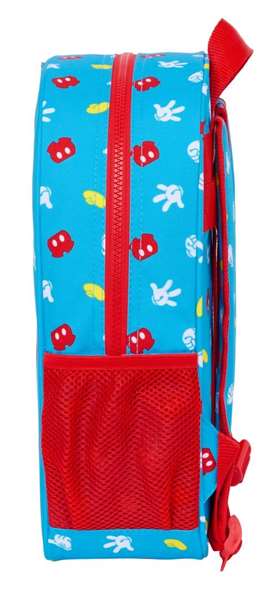 Mochila Escolar Mickey Mouse Clubhouse Fantastic Azul Rojo 26 x 34 x 11 cm