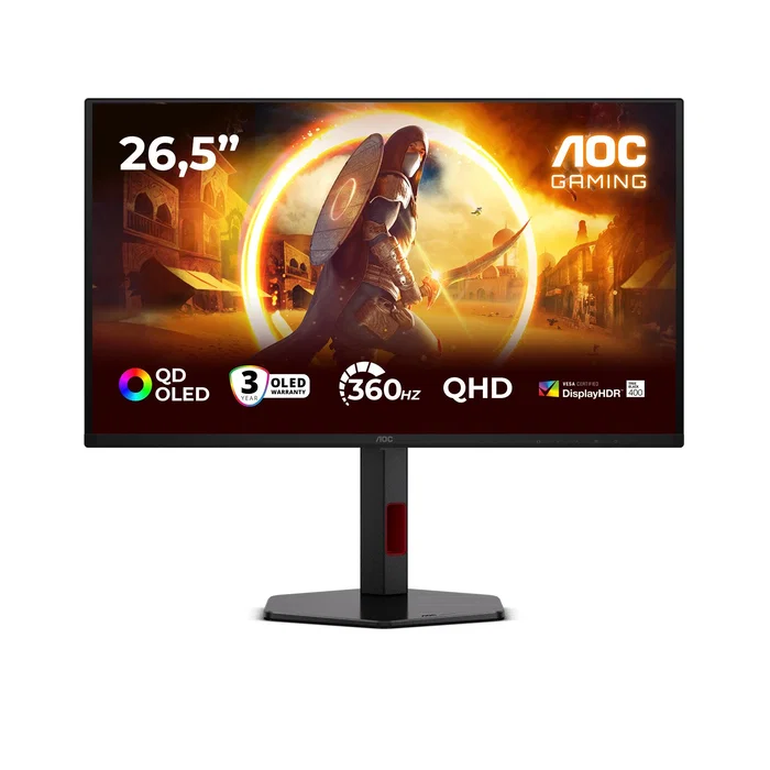 AOC Q27G4SDR Monitor Gaming QD-OLED QHD 360Hz 26.5 pulgadas AOC Q27G4SDR Monitor Gaming QD-OLED QHD 360Hz 26.5 pulgadas