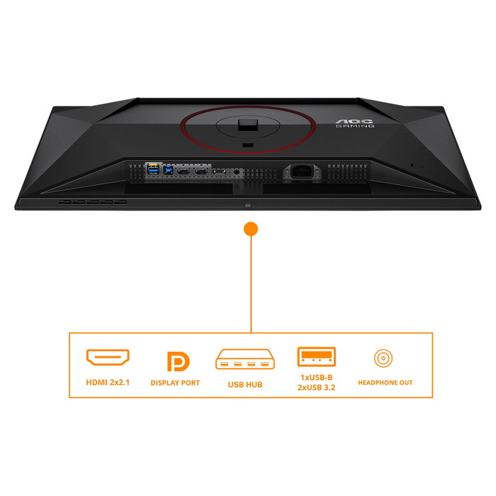 AOC Monitor Gaming Q27G4SDR QD-OLED 27 pulg QHD 360 Hz