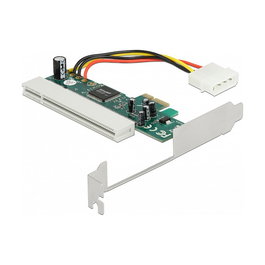DeLOCK Tarjeta Elevadora PCI Express x1 a PCI 32 Bit 5 V Slot Asmedia, compatible con Windows 10, 8.1, Server 2019 y Linux, 1 pieza