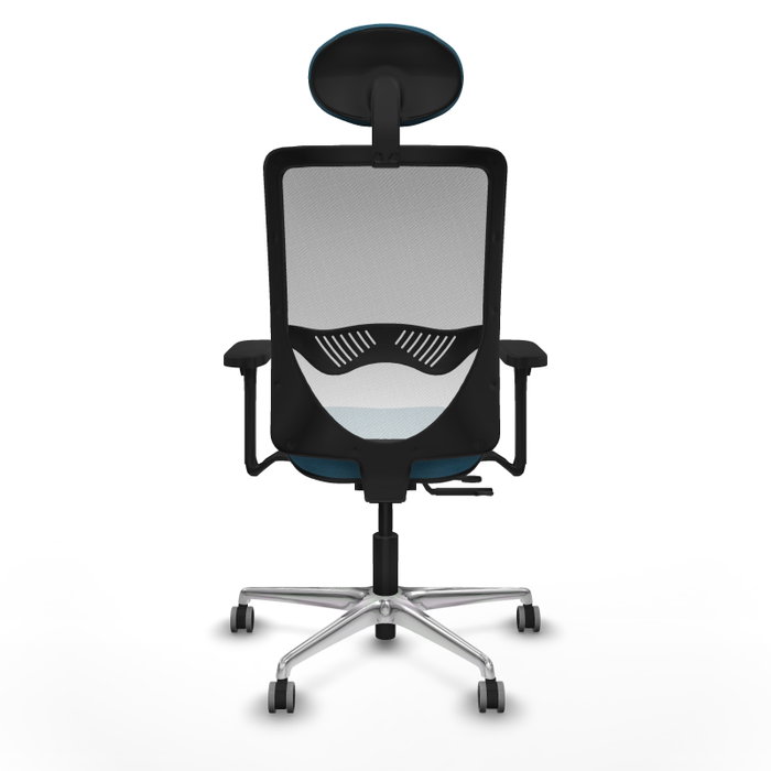 PIQUERAS Y CRESPO Silla de oficina Zulema Verde petróleo y Blanco PIQUERAS Y CRESPO Silla de oficina Zulema Verde petróleo y Blanco