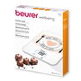 Beurer KS-19 Balanza de Cocina de Vidrio Ultra Plano con Pantalla LCD Grande y Función Tara, Capacidad 5 kg