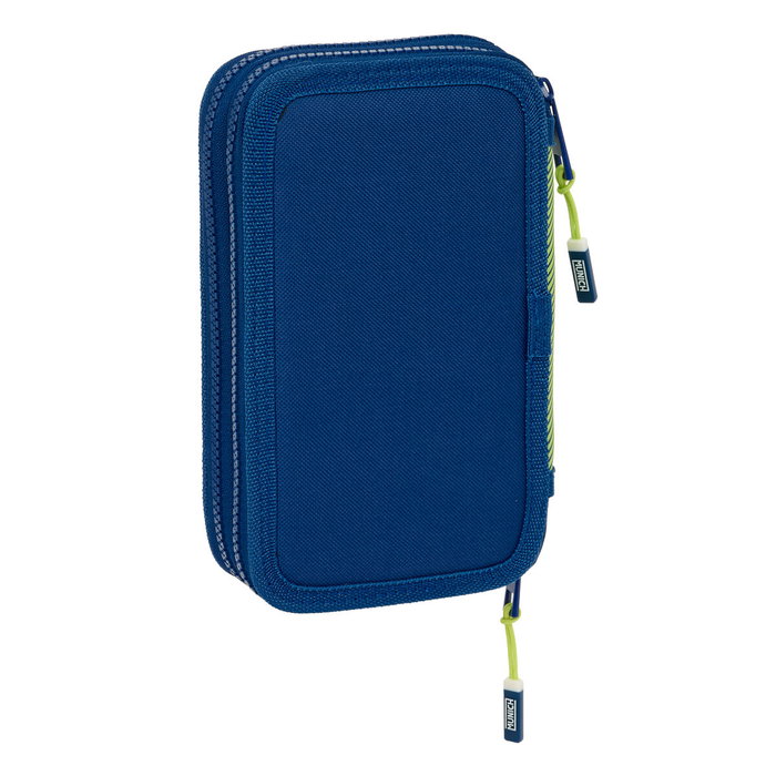 Estuche Escolar con Accesorios Munich North Azul marino 12.5 x 19.5 x 4 cm 29 Piezas