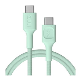 Green Cell Cable USB-C a USB-C PowerStream 100W 1,2m Verde Menta