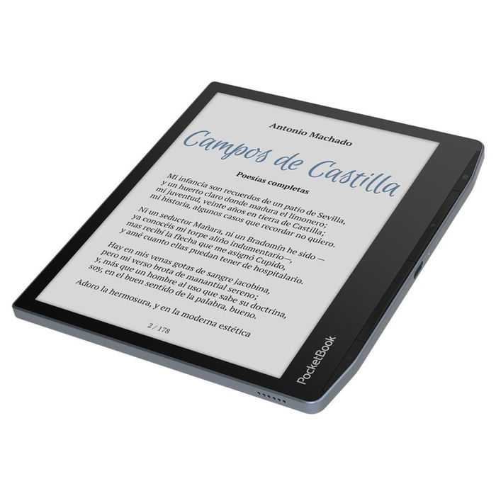 PocketBook Era Color - Lector Electrónico (Ebook) 7 Pulgadas con Pantalla E Ink Kaleido 3 a Color, 32 GB, IPX8, Altavoz y SMARTlight - Mar Tormentoso PocketBook Era Color - Lector Electrónico (Ebook) 7 Pulgadas con Pantalla E Ink Kaleido 3 a Color, 32 GB, IPX8, Altavoz y SMARTlight - Mar Tormentoso