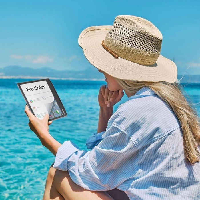 PocketBook Era Color - Lector Electrónico (Ebook) 7 Pulgadas con Pantalla E Ink Kaleido 3 a Color, 32 GB, IPX8, Altavoz y SMARTlight - Mar Tormentoso PocketBook Era Color - Lector Electrónico (Ebook) 7 Pulgadas con Pantalla E Ink Kaleido 3 a Color, 32 GB, IPX8, Altavoz y SMARTlight - Mar Tormentoso