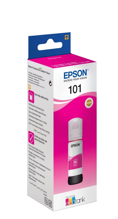Epson C13T03V34A - Depósito de Tinta Original Magenta 70 ml para Impresoras EcoTank L4260, L4266, L6190, L6260, L6270, L6276, L6290, L14150 Epson C13T03V34A - Depósito de Tinta Original Magenta 70 ml para Impresoras EcoTank L4260, L4266, L6190, L6260, L6270, L6276, L6290, L14150