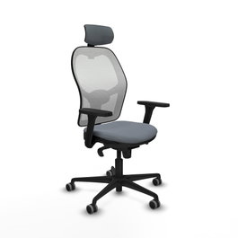 PIQUERAS Y CRESPO Silla de oficina Jorquera Gris y Blanca