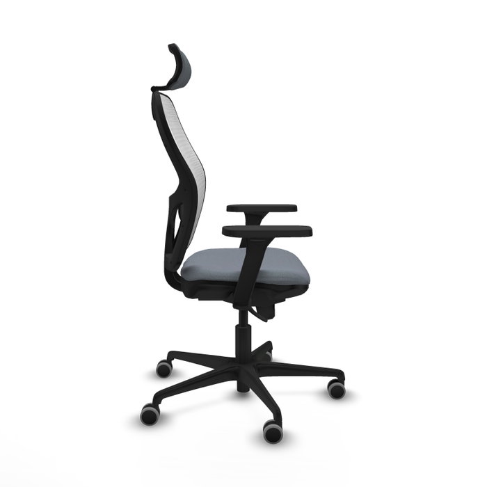 PIQUERAS Y CRESPO Silla de oficina Jorquera Gris y Blanca