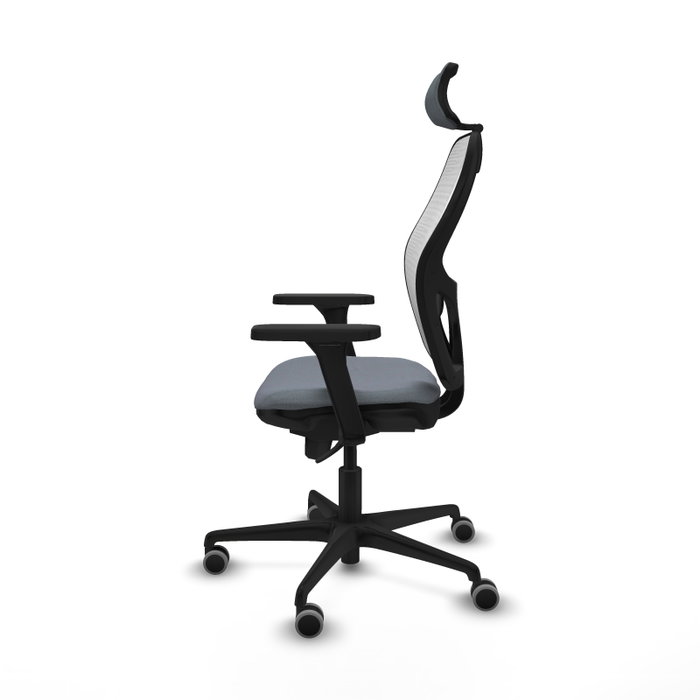PIQUERAS Y CRESPO Silla de oficina Jorquera Gris y Blanca