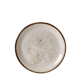 Steelite Plato Llano Coupe Blanco de Vitroporcelana, 20 cm (Set de 24)