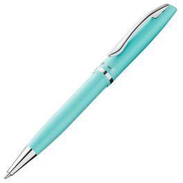 Pelikan Bolígrafo Jazz Pastel, Tinta Azul, Color Menta, Con Caja De Regalo, Bolígrafo Metálico De Diseño Moderno Y Elegante Con Mecanismo Giratorio Y Clip Cromado