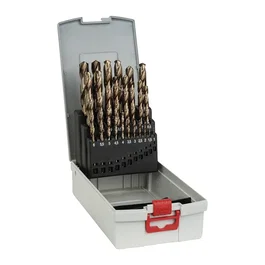 Bosch ProBox Juego de Brocas HSS-Co para Metal, 1-13 mm, 135°, DIN 338, 25 Piezas