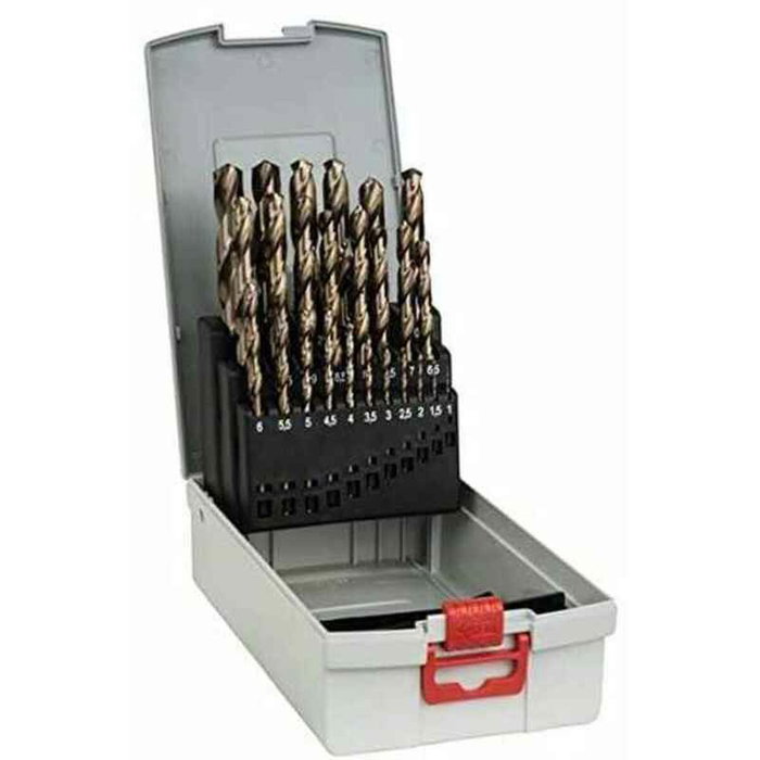 Bosch Juego de brocas HSS-Co ProBox 25 piezas 1-13 mm