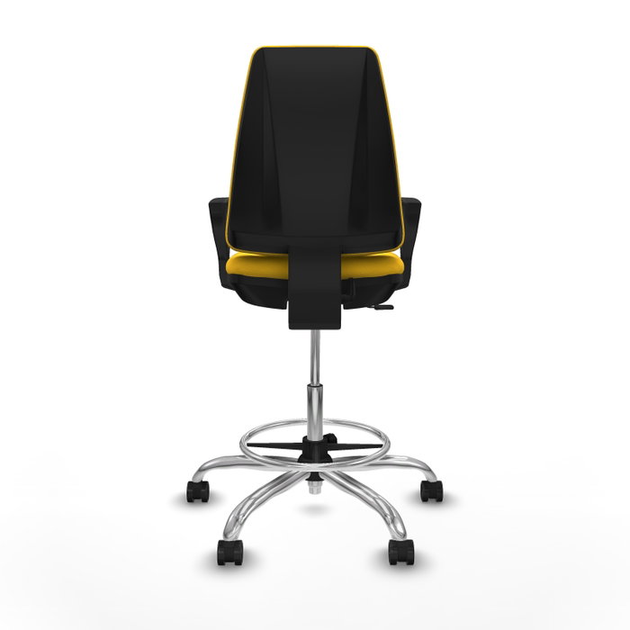 PIQUERAS Y CRESPO Taburete Elche CP Amarillo