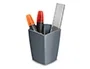 Cep Cubilete portalápices mineral plástico color gris 75x75x95 mm