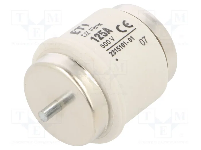 ETI POLAM Fusible de Cartucho DV de Cerámica 125A 500VAC/500VDC Rápido ETI POLAM Fusible de Cartucho DV de Cerámica 125A 500VAC/500VDC Rápido
