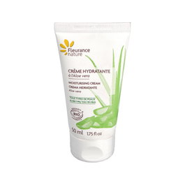 Fleurance Nature Crema Hidratante Facial con Aloe Vera 50 ml Bio - Vegana, con Karité y Jojoba - Para todo tipo de pieles