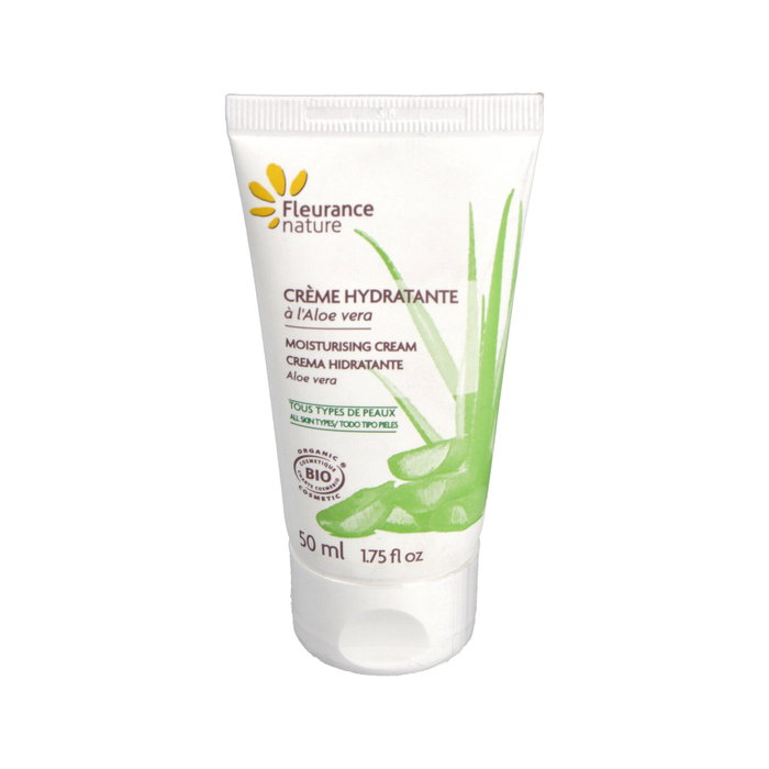 Fleurance Nature Crema Hidratante Facial con Aloe Vera 50 ml Bio - Vegana, con Karité y Jojoba - Para todo tipo de pieles Fleurance Nature Crema Hidratante Facial con Aloe Vera 50 ml Bio - Vegana, con Karité y Jojoba - Para todo tipo de pieles