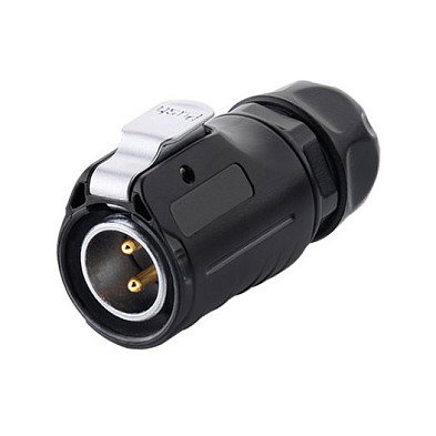 GoodConnections Alcasa IC01-20P201 Conector Industrial S1 - Power 2-Pin Negro GoodConnections Alcasa IC01-20P201 Conector Industrial S1 - Power 2-Pin Negro