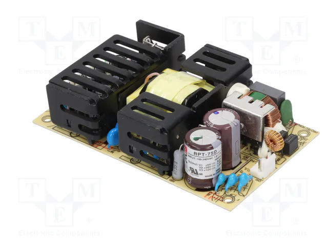 MEAN WELL RPT-75D 73W Fuente de alimentación de impulso MEAN WELL RPT-75D 73W Fuente de alimentación de impulso