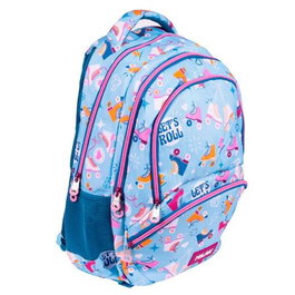 Milan Mochila Escolar Serie Especial Roller 2, 4 Cremalleras, 25 L, Poliéster