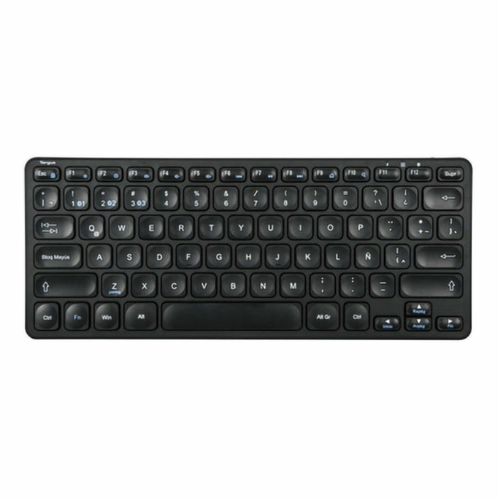 Targus AKB862ES Teclado Bluetooth Universal QWERTY Español Negro con Protección Antimicrobiana
